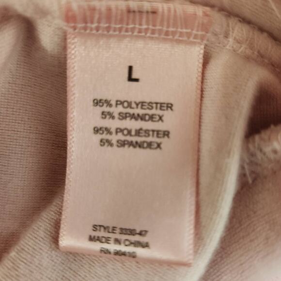 Juicy Couture Sleepwear size L , Pink with Silver Rhinestone Lettering - Picture 9 of 11